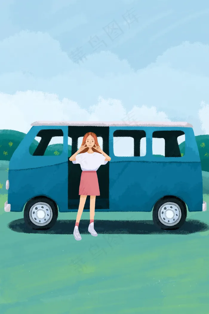 五一出游之女生景点拍照