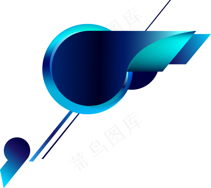 购物节蓝紫色科技风边框背景线条