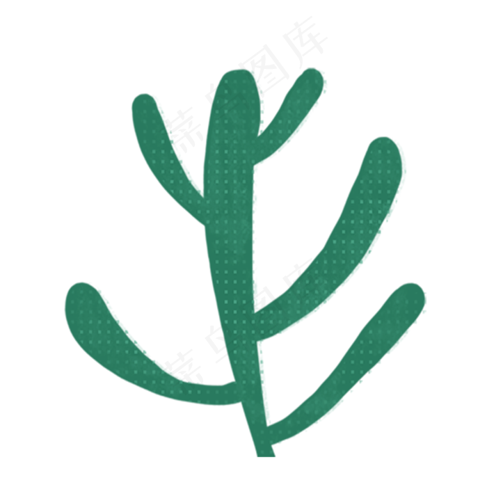 绿色植物叶子下载(2000X2000(DPI:300))psd模版下载