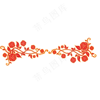 金边红色花 金边红色花