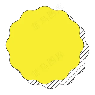 电商几何标签,免抠元素