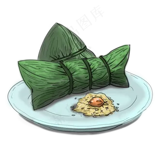 端午节粽子卡通手绘