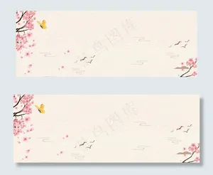 简约复古中国风banner