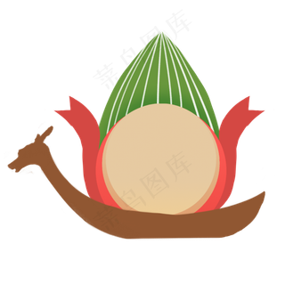 端午节电商活动优惠标签png元素