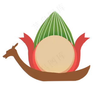 端午节电商活动优惠标签png元素