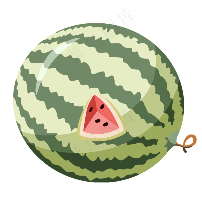 美味夏季西瓜水果(2000X2000(DPI:300))psd模版下载