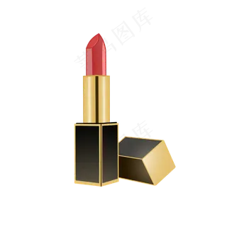 方管口红免扣手绘,免抠元素