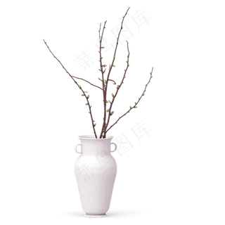 卡通新鲜的花瓶免抠图