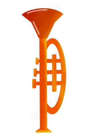 喇叭黄铜音乐乐器