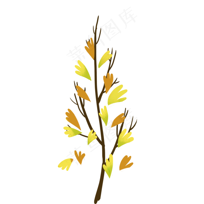 卡通小树PNG下载(2000X2000(DPI:300))psd模版下载