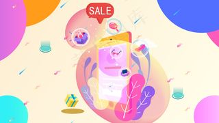 电商促销手机购物互联网金融商用图