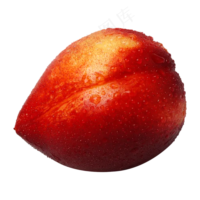 一个新鲜美味的水果油桃,免抠元素(2000*2000px 300 dpi )psd模版下载