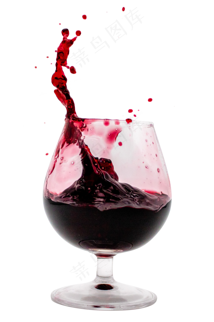 红酒飞溅液体,免抠元素