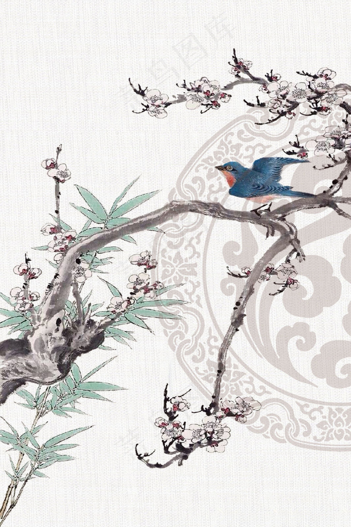 传统古风招生培训机构广告海报