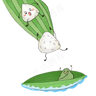 端午节手绘粽子