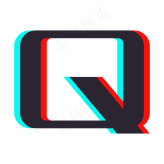 时尚英文字母Q设计