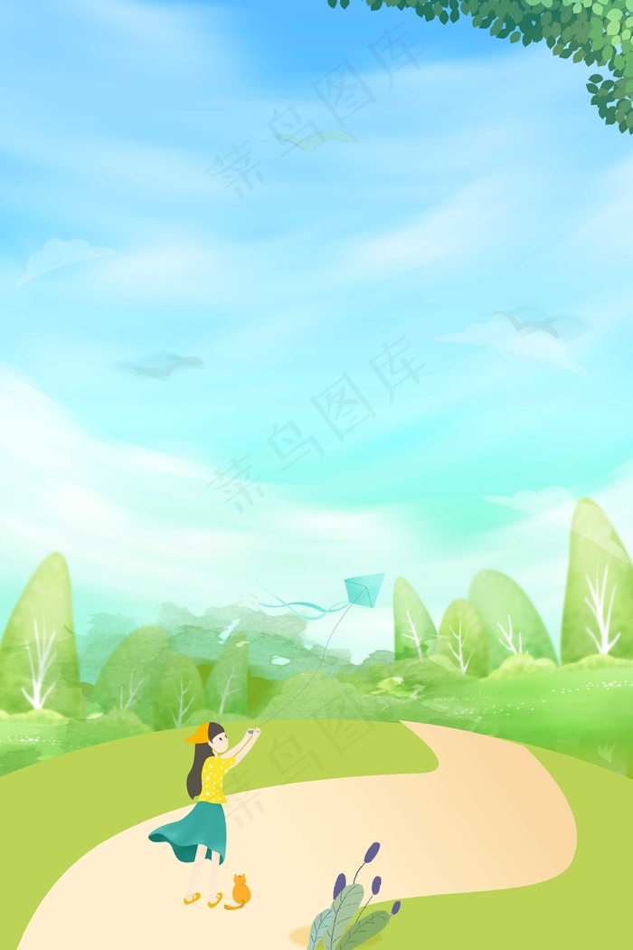 商业报告绿色世界地图背景素材