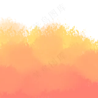 浪漫落日配色水彩免扣底纹,免抠元素
