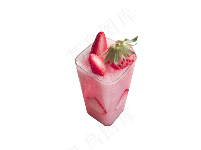 草莓沙拉png素材,免抠元素
