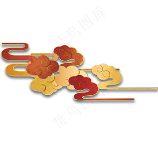 新中式中国风云朵