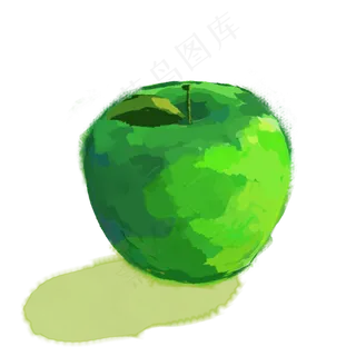 手绘水果苹果免扣素材,免抠元素