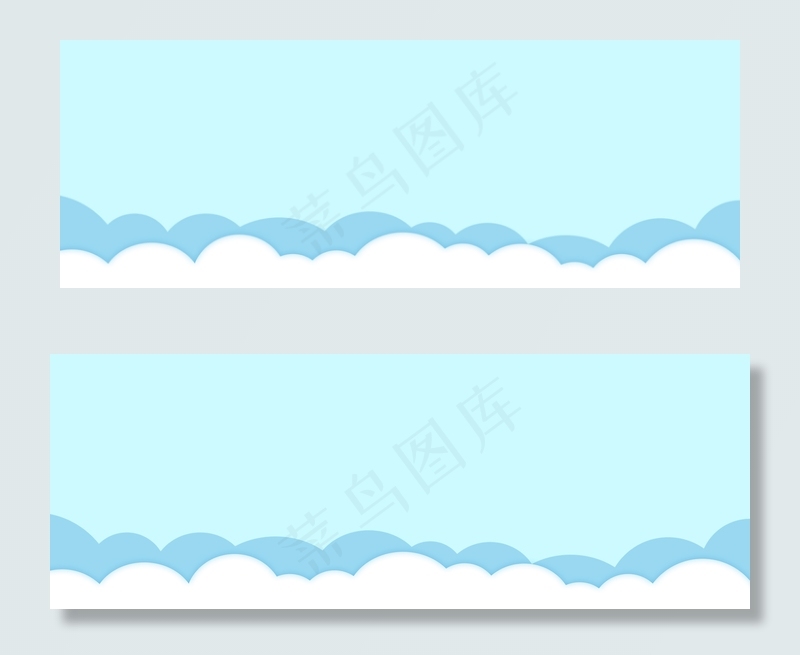 蓝色白色波浪背景