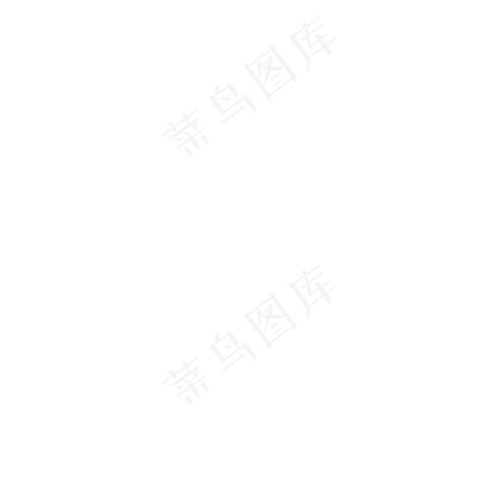 简约白色的雨插画免抠元素