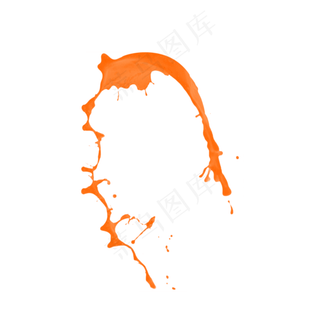 果汁橙汁飞溅,免抠元素