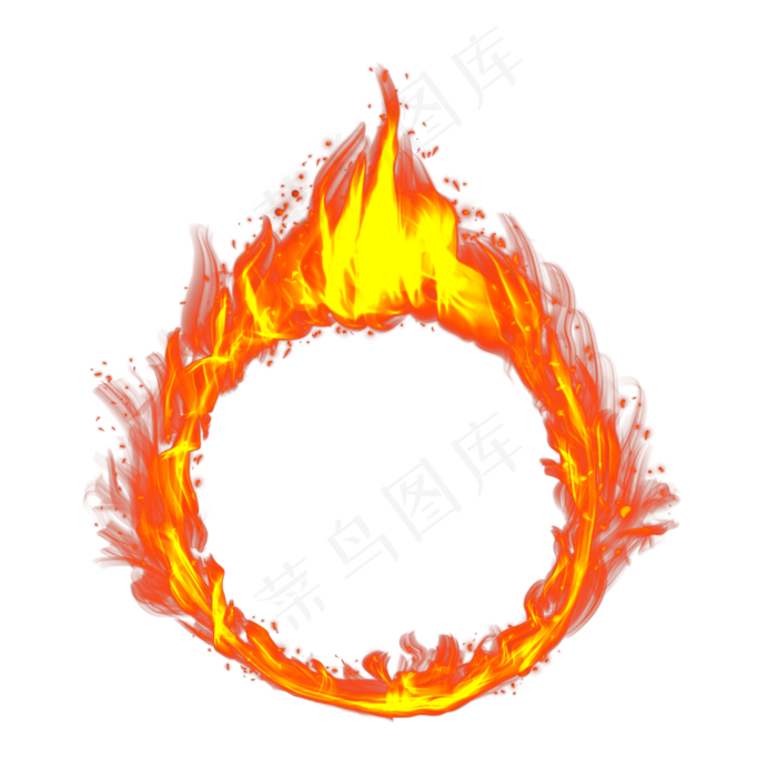 火圈圆圈,免抠元素