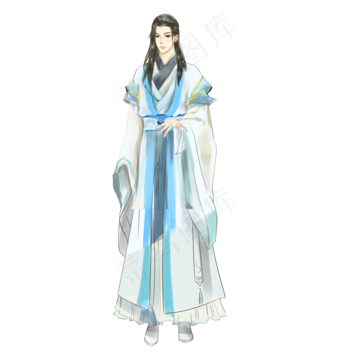 古风手绘男子