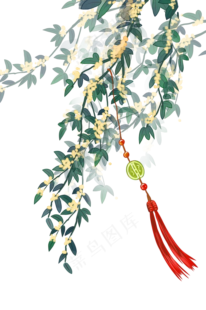 花枝流苏(1024X1536(DPI:299))psd模版下载