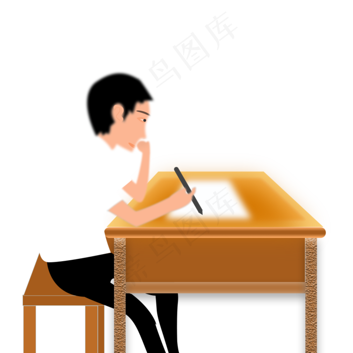 正在学习的男孩(1000X1000(DPI:300))psd模版下载