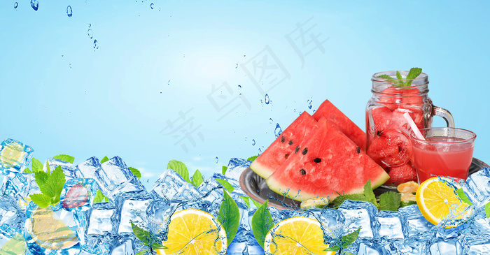 夏日水果冰爽清凉