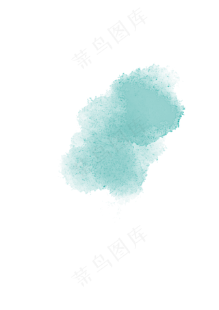 蓝色水彩飞溅效果