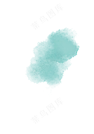 蓝色水彩飞溅效果