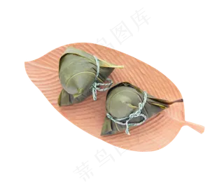 粽子白底食物图