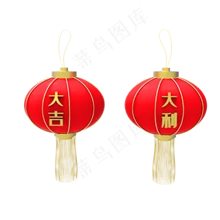 灯笼装饰灯笼免抠素材