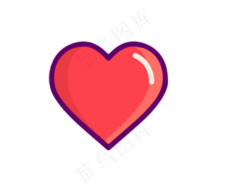 立体心形图标,免抠元素
