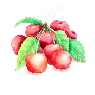 樱桃红车厘子樱桃夏日甜蜜少女水