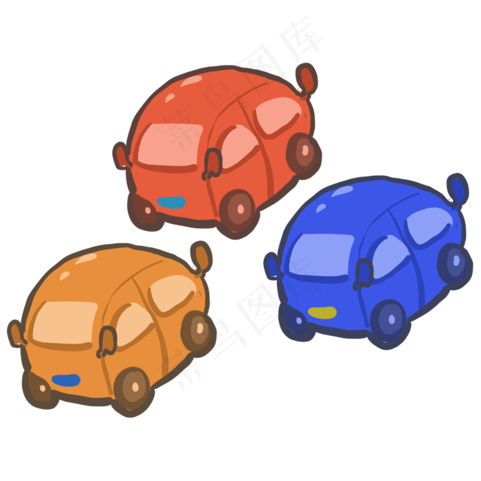 六一儿童节玩具小汽车(2000X2000(DPI:300))psd模版下载