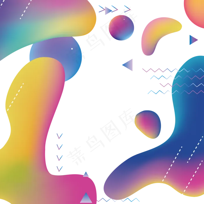 618彩色流体渐变618炫彩流(2000X2000(DPI:300))psd模版下载