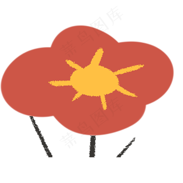 花朵春季自然植物(2000X2000(DPI:300))psd模版下载