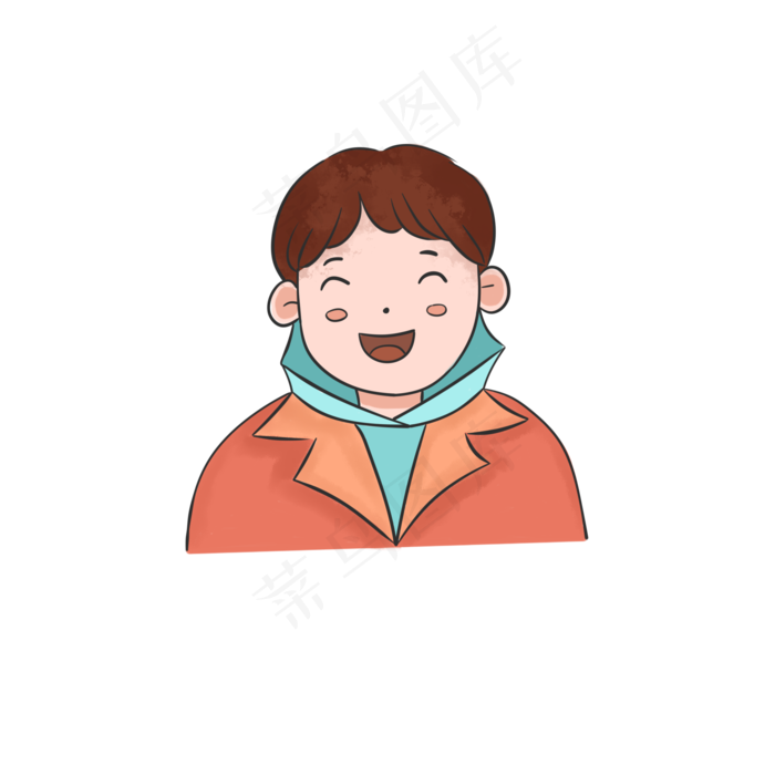 儿童节可爱男孩免抠素材(2000X2000(DPI:299))psd模版下载