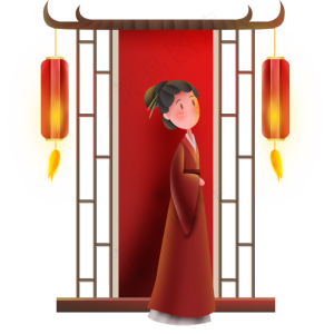 新年古风少女