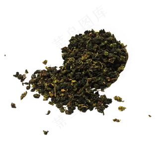 灰色创意茶叶元素,免抠元素