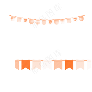 节日装饰彩旗组合