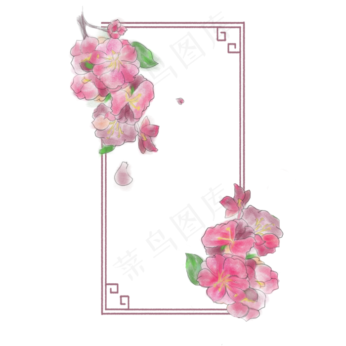 古典古风边框(2362X2362(DPI:300))psd模版下载