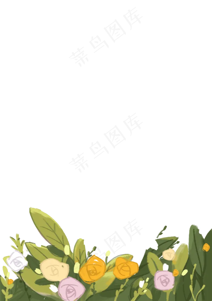 粉色女生节日装饰(2480X3508(DPI:300))psd模版下载