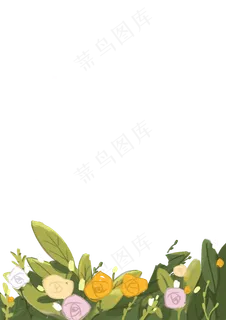 粉色女生节日装饰