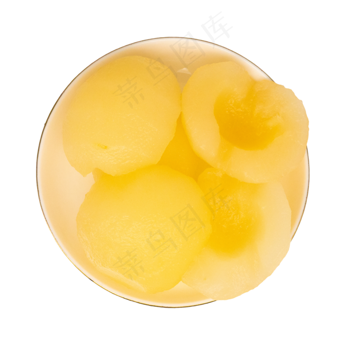 黄色桃子罐头(2000*2000px 300 dpi )